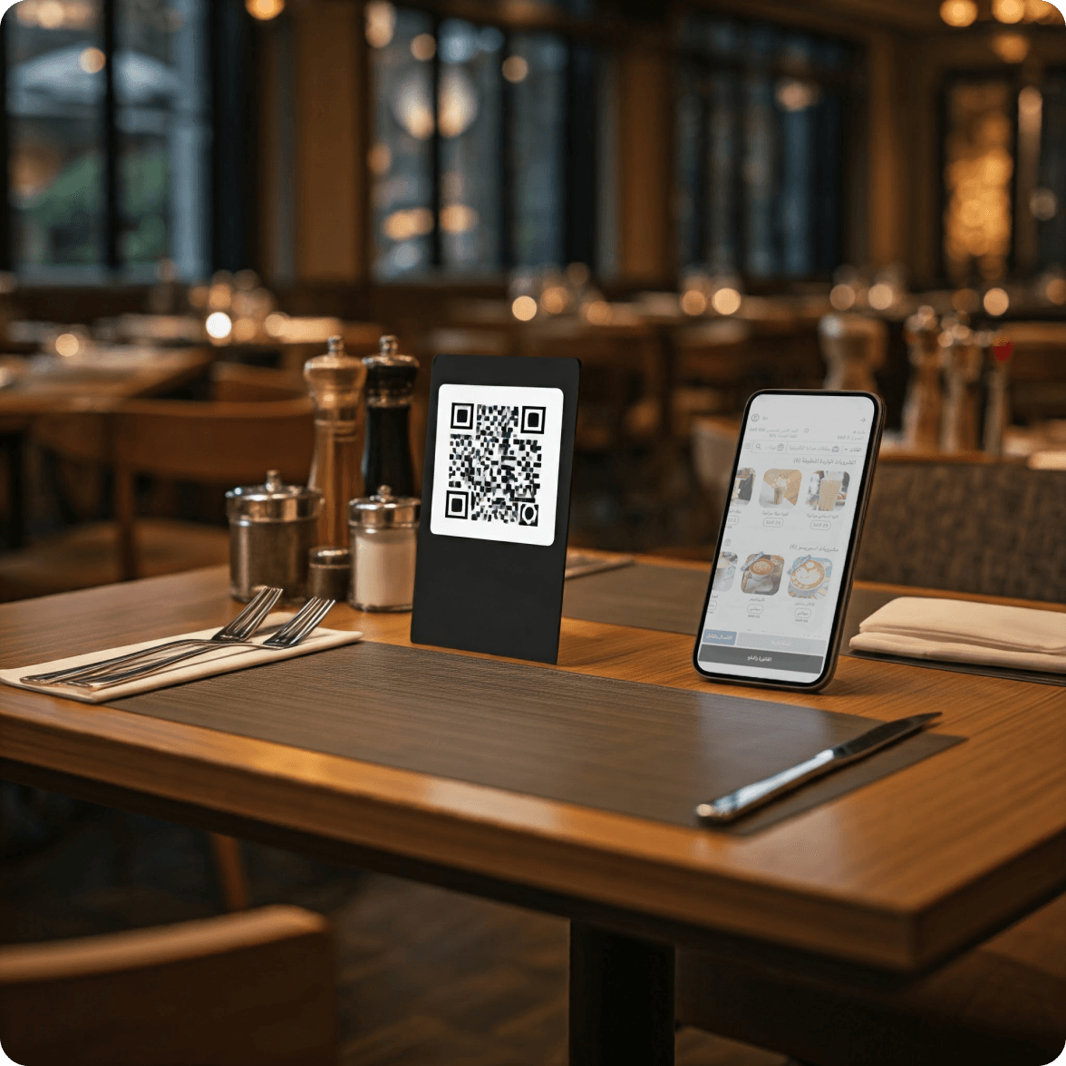 QR Order & Pay Screen